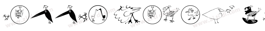 Little Birds Script字体转换